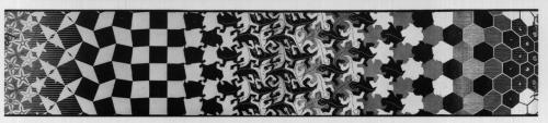 Metamorphosis III excerpt 2, 1968, M.C. Escher