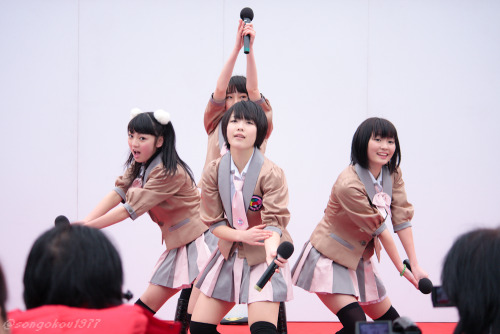 水戸ご当地アイドル(仮)2015.02.22　みとの梅香径・まちなかステージ(水戸駅北口ペデストリアンデッキ)