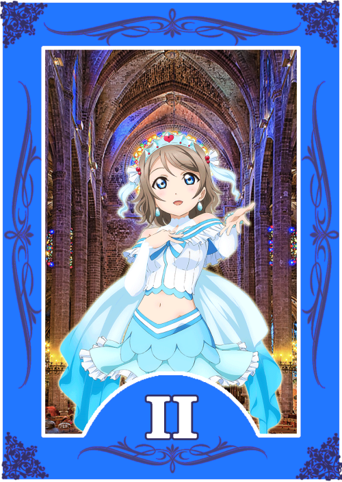 And here are the Aqours Tarot cards I promised to go along with the μ&rsquo;s Tarot cards!I t