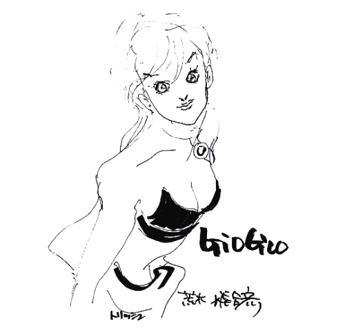 Character sketches by Hirohiko Araki for the GioGio&rsquo;s Bizarre Adventure video game released in