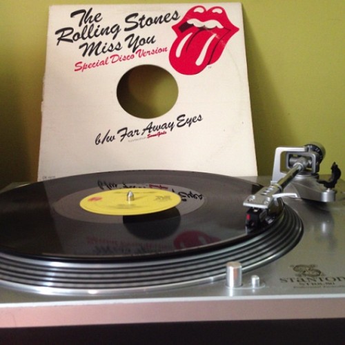 nowxspinning:  Breakfast. The Rolling Stones /// Miss You /// Special Disco Version    #nowspinning #nowplaying #vinyl #vinylcollection #instavinyl #vinyloftheday #vinyls #vinyligclub #vinyljunkies #vinylcommunity #vinyligclub #vinylcollector #vinilo