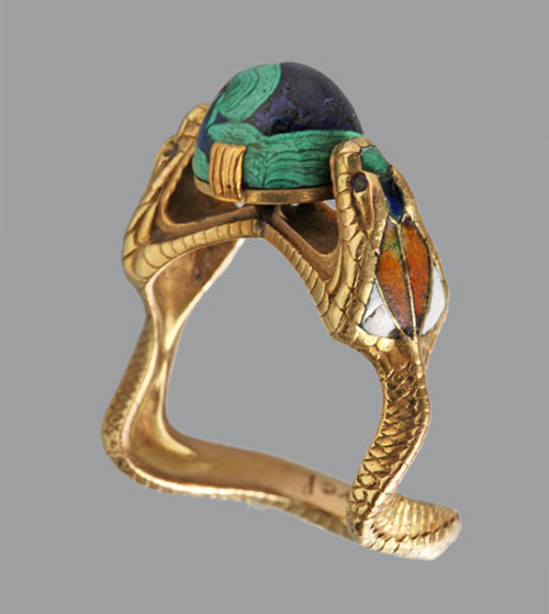 stonelionhearts:Symbolist Serpent Ring // Charles Boutet de Monvel 1855-1913 (x)