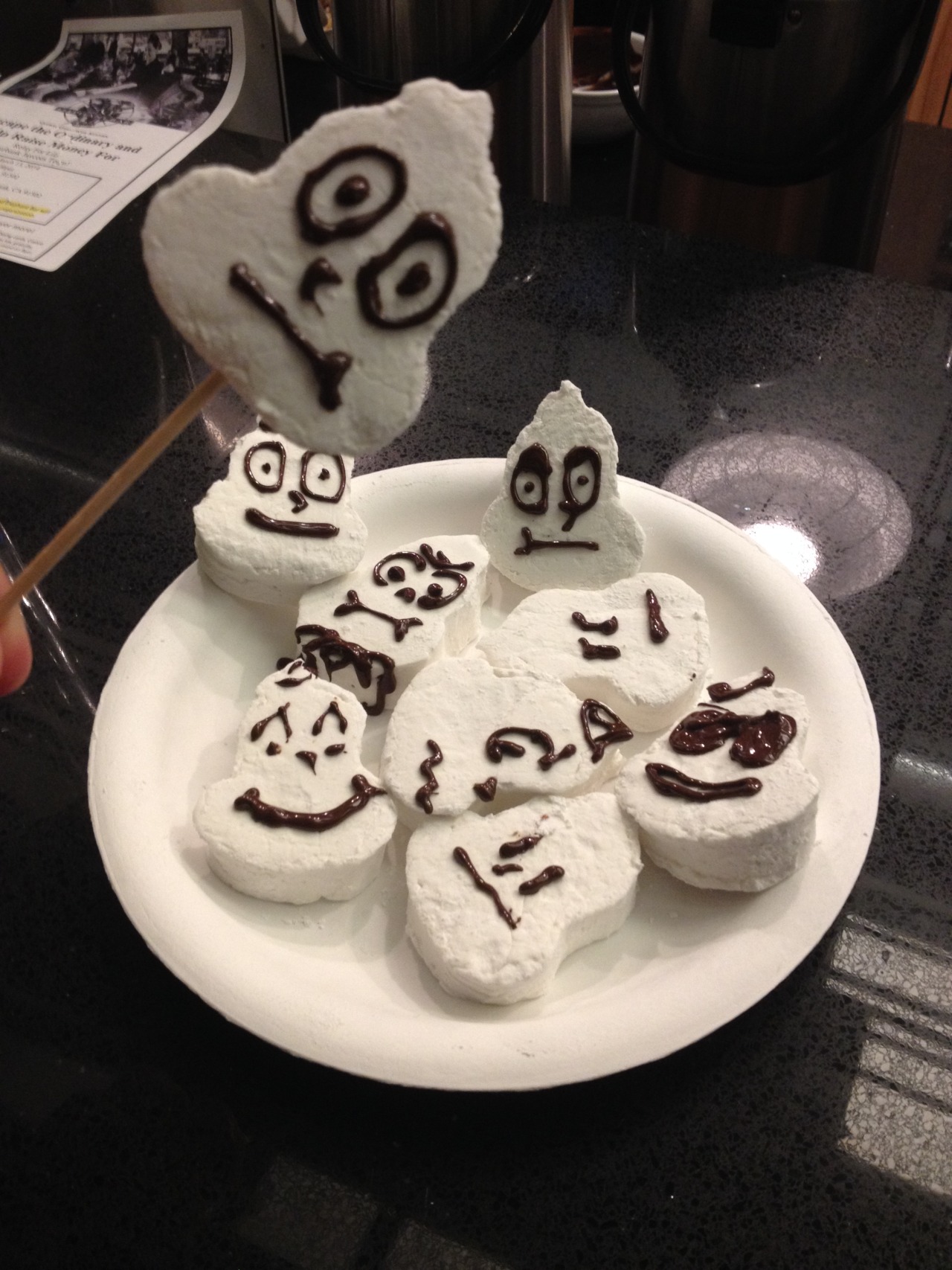 In honor of our new episode tonight, the Crewniverse is eating marshmallow Onion