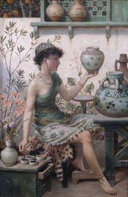 selectiveaffinities:  The potter’s daughter - William Stephen Coleman 