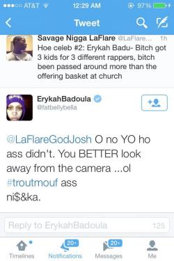 timothydelaghetto:  asiagettheyayo:  badbilliejean:  diaryofabaglady:  MY MOTHA  She’s magical with the clapbacks  this is why i love erykah  Lol I loooove talkin shit back to people