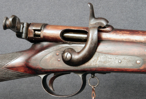 The Calisher and Terry breechloading bolt action carbine,Produced between 1860 and 1870, the Calishe