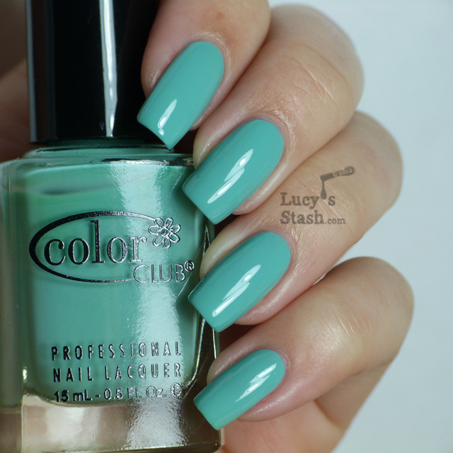 Mint Mani for Talia Joy feat. Color Club Give Me a Hint http://bit.ly/154pBtG