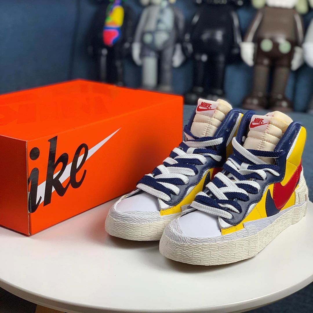 nike blazer high sacai snow beach