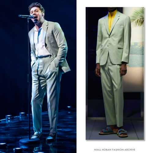 Niall performing on The Jonathan Ross Show | May 29, 2021Paul Smith Spring 2021 Suit (Look 23)