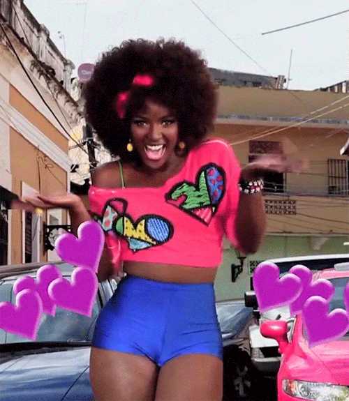 naturalhairqueens: She is so adorable! Look at her stunting in all her melanin! 