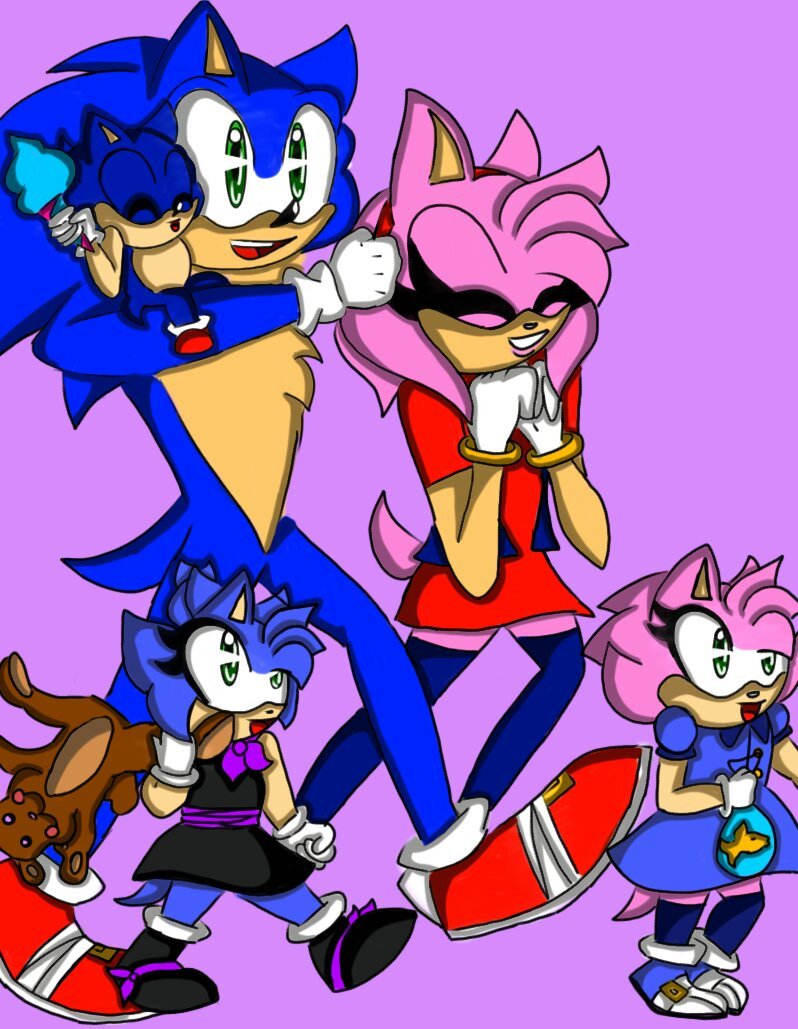 Evay Art - Stream of Consciousness — emako-the-wolf: Sonamy family~Aurora,  Cyssondra