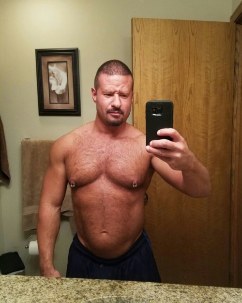 Big nipple muscle daddy