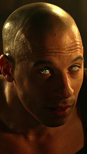 vin diesel pitch black eyes