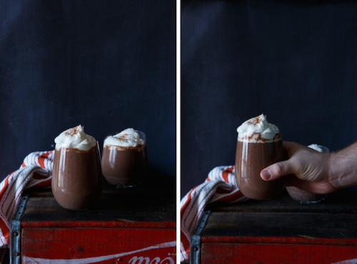 sweetoothgirl:Hot Cocoa Eggnog with Eggnog Whipped Cream