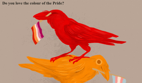 tcustodisart:Happy Pride Month 2022!!!Faust the Crow loves you even more than she did last year!