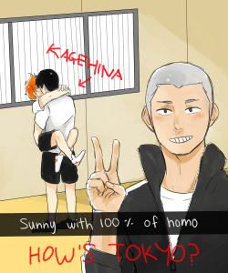 lord-rav3n:  in which tanaka sends snapchats to nekoma’s ace, taketora (the other baldy)  part 2 
