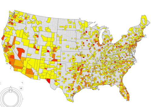 urbangeographies: BLACK KILLINGS BY POLICE: Maps of relative rates of Black fatalities Based on a la