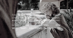 The seven kingdoms needs a ruler loved by millions with a powerful army and the right