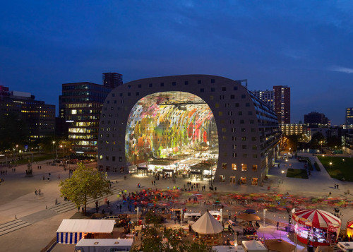 Markthal in Rotterdam by MVRDV Architects