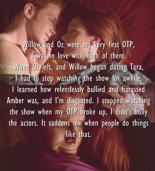 Btvs Confessions — Willow And Oz Were My Very First Otp, I Was In...