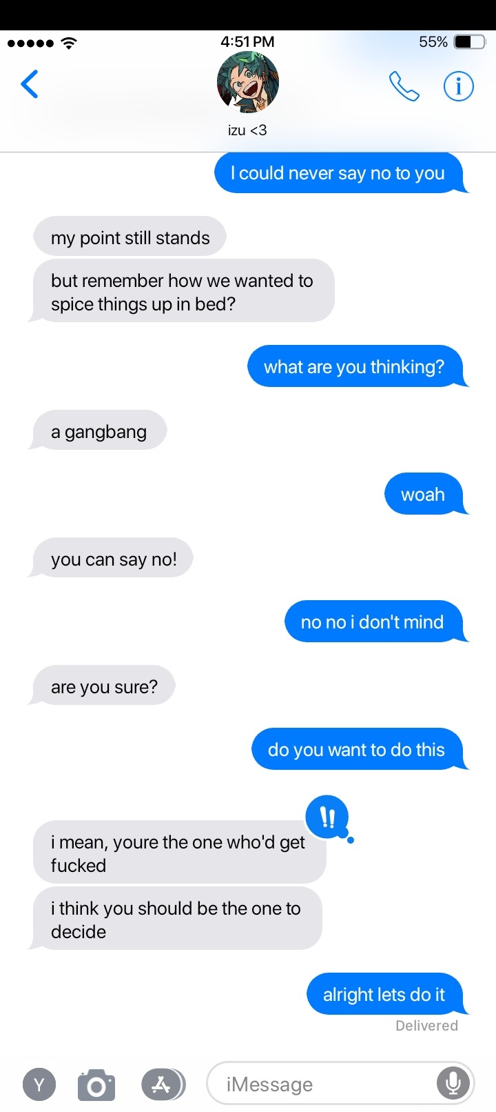 BESTIE YOU GOTTA GIVE US A PART TWO OF THEM ASKING OF A GANGBANG, WE NEED MORE CHARACTERS