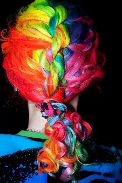 Sex happyandfulfilled:  I want rainbow hair  pictures