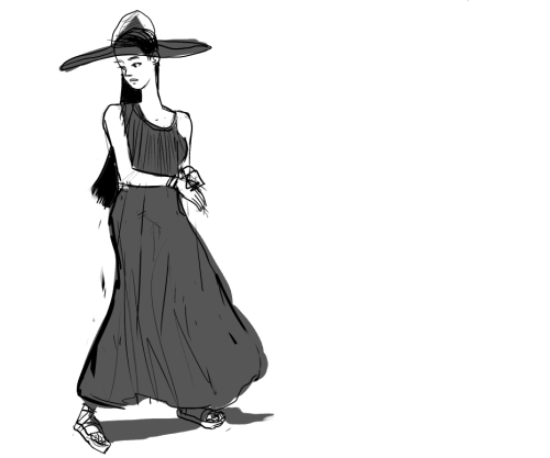 elvendork: ginny, narcissa, and cho in some of the clothes i posted earlier