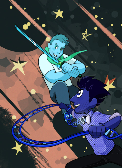 yoooo these are a couple of ~special~ commissions for my very dear college friend John whose bf&rsqu