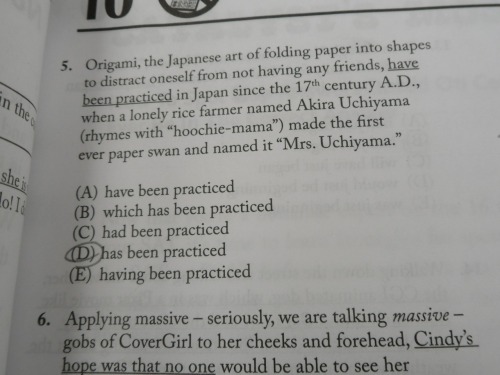 supermegafoxyawesomehot182: Actual questions in my sat prep book