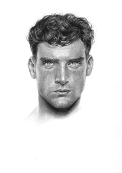 mahyarkalantari: Pencil drawing of Chris Kightley