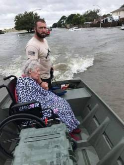 freedom-beard:  old-prepper:  palmetto-64:  Let this sink in for a minute…..Hundreds and hundreds of small boats pulled by countless pickups and SUVs from across the South are headed for Houston. Almost all of them driven by men. They’re using their