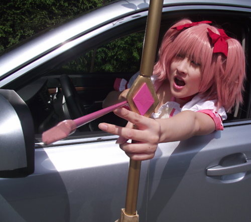 unicornfarmer:   YOU DON’T CUT IN FRONT OF MAGICAL GIRLS MOTHERFUCKER 
