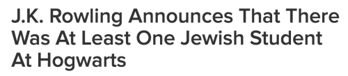 burntlikethesun: lemonade-cat: hotkniife: one whole Jewish wizard you guys truly the greatest repres