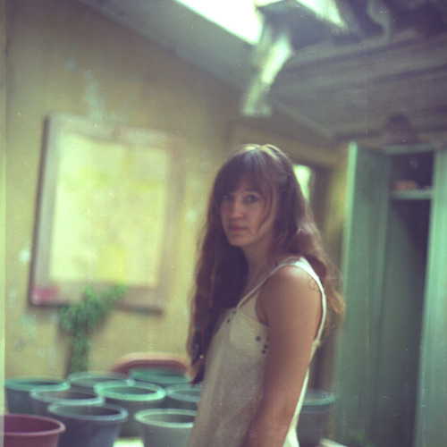 Pentacon Six : 80mm f2.8 Carl Zeiss Biometer Lens Shot in an abandoned greenhouse. Model: Kim O'Mall