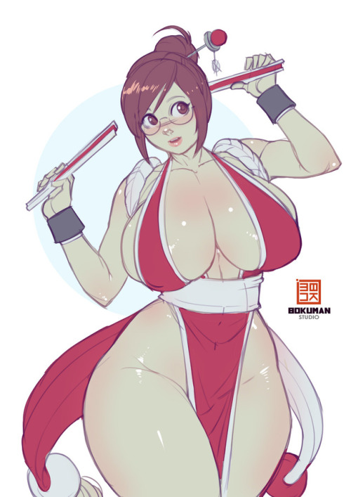 bokuman:  Mei/Mai! I want to do some fighters/overwatch crossovers, some suggestions? :D  Suport me on patreon for more content! http://patreon.com/bokuman  #dva #mei #meiisbae #overwatch  