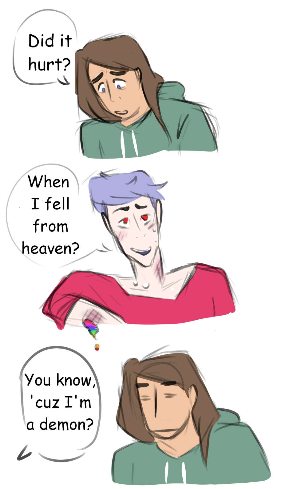 saiyurithecutie: lame jokeee [webcomic] [patreon] 