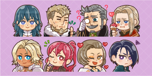 Church of Seiros pt. 02! The final FE3H emote set! I’m patting myself on the back for having f