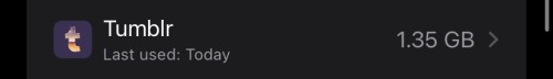 What Are Yall Doing To Make Tumblr Take Up So Much Space /lh