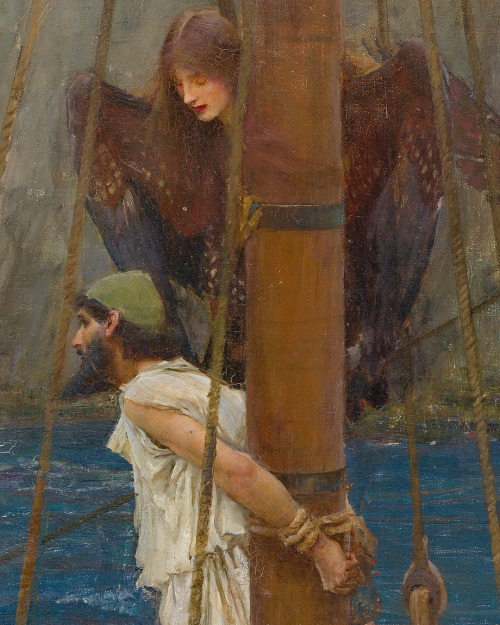 mysteriousartcentury:John William Waterhouse (1849-1917), Ulysses and the Sirens, 1891, oil on canva