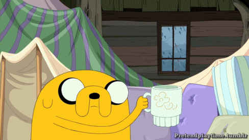 kaziisamazing:  tinybows:  jake is pretty wise  I love this scene so much, and you know why? That was Jake’s favorite cup. One of his favorite possessions and he throws it out the window to help teach Finn something important about life that we all