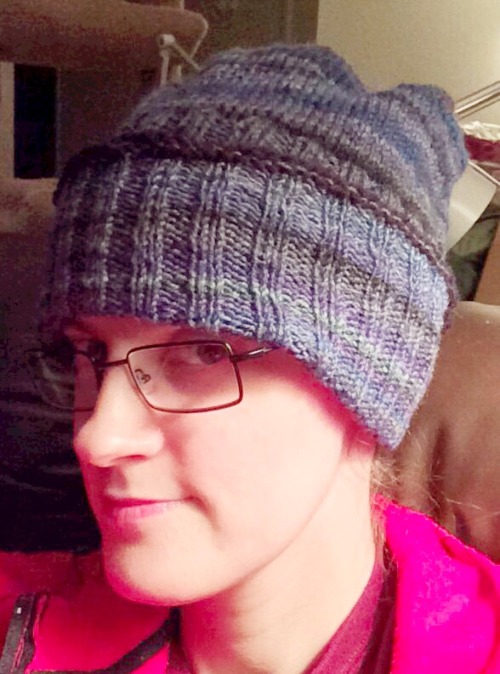 I finished my hat, just in time for FO Friday! I haven&rsquo;t been doing much knitting because my t