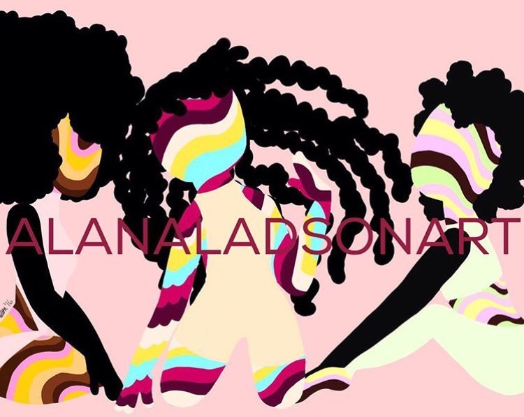 black-exchange:  Alana Ladson Art alanaladson.com // etsy.com/shop/alanapaintseverythin //