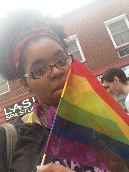 I took this selfie when gay marriage was legalized in PA a few days ago. My shirt says “I ❤️female orgasm” and all of the young and old lesbians loved it and said I was beautiful and I felt so happy