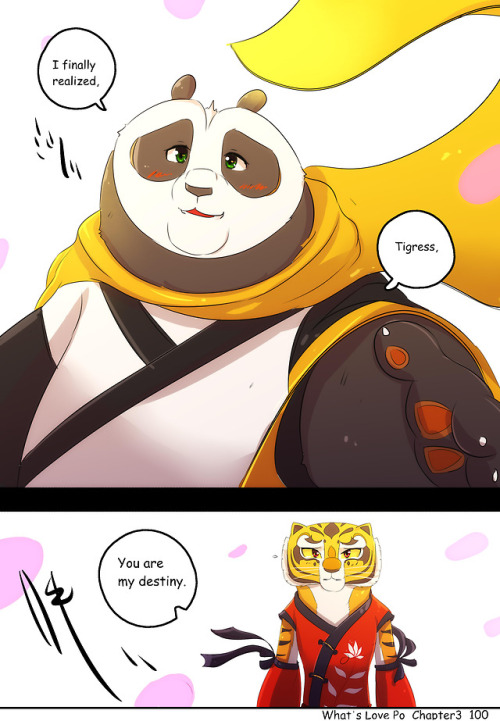 7oy7iger: Kung Fu Panda Tipo fanart comic.【What‘s Love，Po？】 Final Chapter 096-105Irregular upd