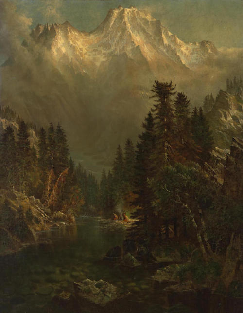 laclefdescoeurs:Mount Shasta, California, 1878, Edwin Deakin