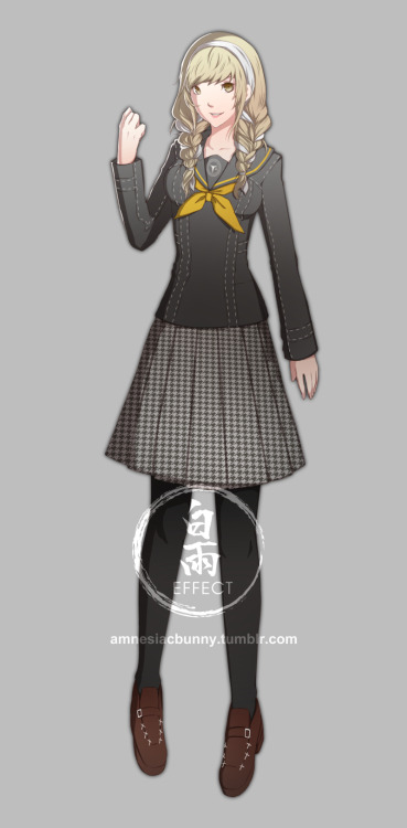 Reimagined version of Persona 4.Since there’s P3P, I thought it would be neat if there’s a female pr