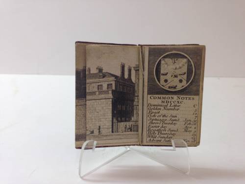 uispeccoll: It’s Miniature Monday! Here we have an Almanac for 1790 by the Company of Station