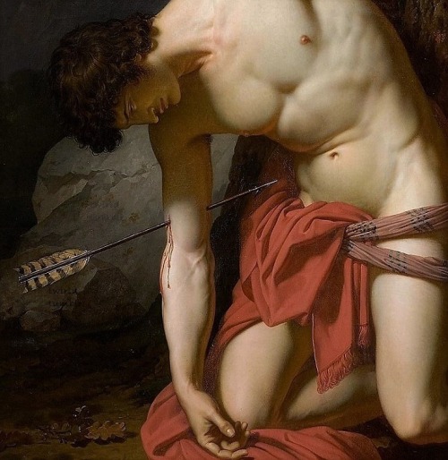  The Dying Saint Sebastian (detail),1789 by François-Xavier Fabre 