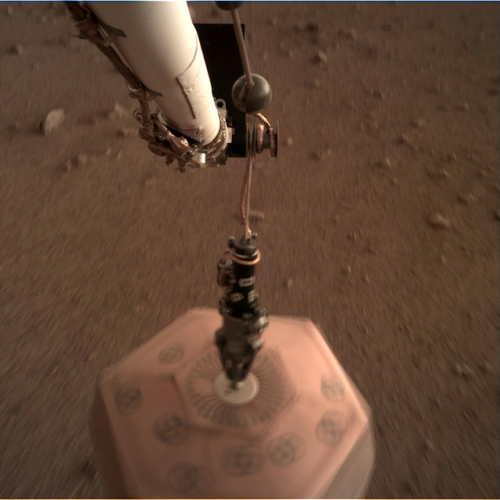InSight: Sol 22 was seismometer deployment day, and it looks like round 1 of the robo-claw game went