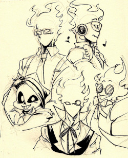 mikey-ho:  UT Sansby doodle and comicMany